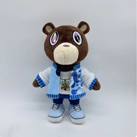 Blue Camo Graduation Bear